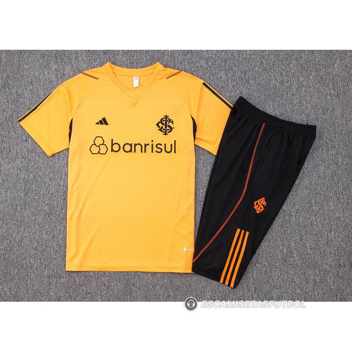 Chandal del SC Internacional Manga Corta 23-24 Naranja - Pantalon Corto